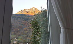 Vista sul monte Cistella da casa di riposo Villa Clorina