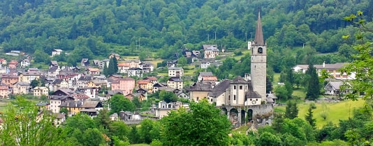 Collocazione del Ricovero per Anziani Villa Clorina